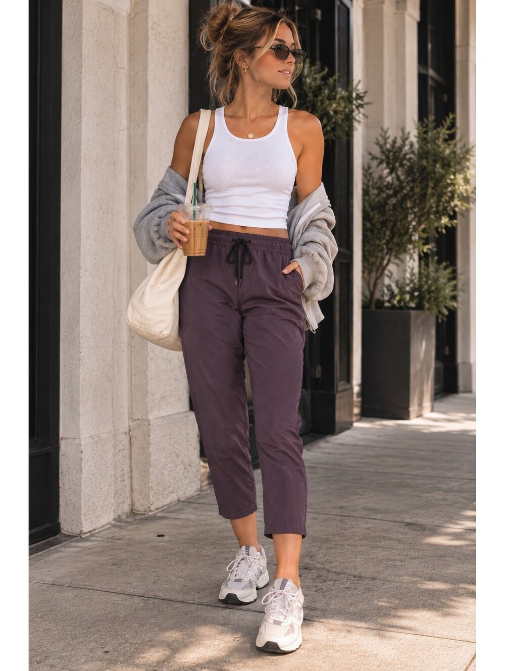 Lululemon Keep It Classic Crop 23" Vintage Grape Pants Size 2